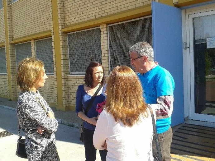 Visita del PSOE a las instalaciones.