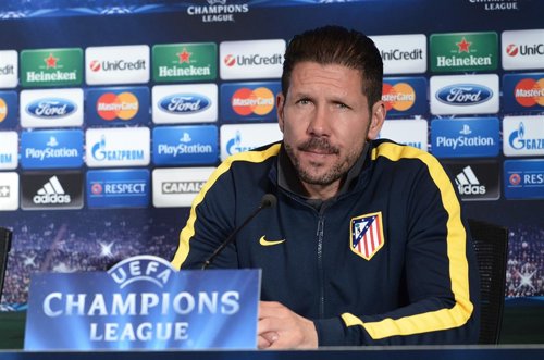 Diego Pablo Simeone en rueda de prensa        