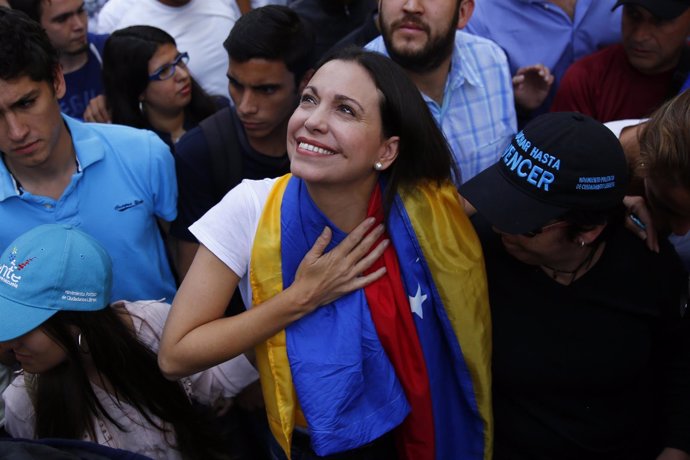 Opositora venezolana Corina Machado