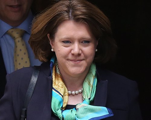 Maria Miller, ministra británica de Cultura que ha dimitido. Abril 2014