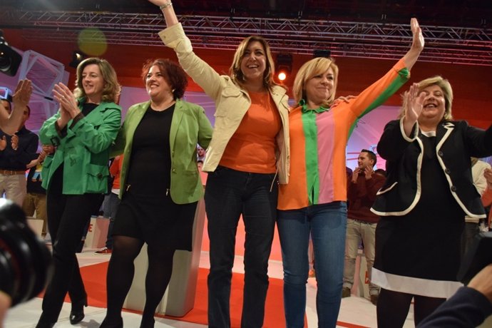 Susana Díaz y Elena Valenciano