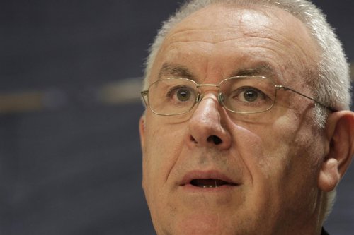 El líder de IU, Cayo Lara,