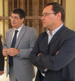 Diego Valderas, hoy junto a Francisco Javier Camacho