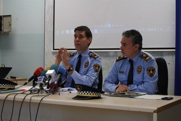 Carles Reyner y Ángel Santos (Guardia Urbana)