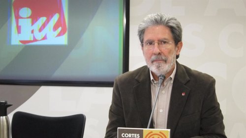 El diputado de IU en las Cortes de Aragón, Adolfo Barrena