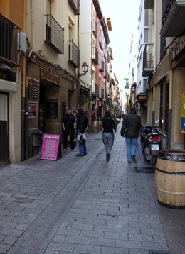 Imagen de la calle San Juan, incluida en el padrón de edificios para la ITE