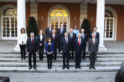Foto De Los Ministros De Rajoy En Moncloa