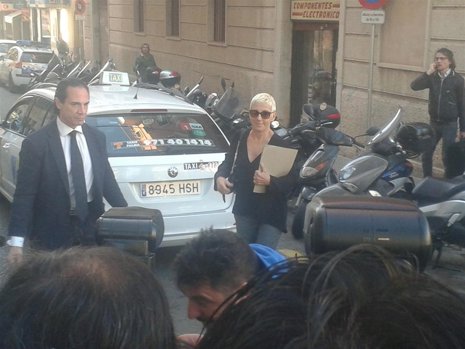 Ana Torroja llega a los Juzgados de Palma