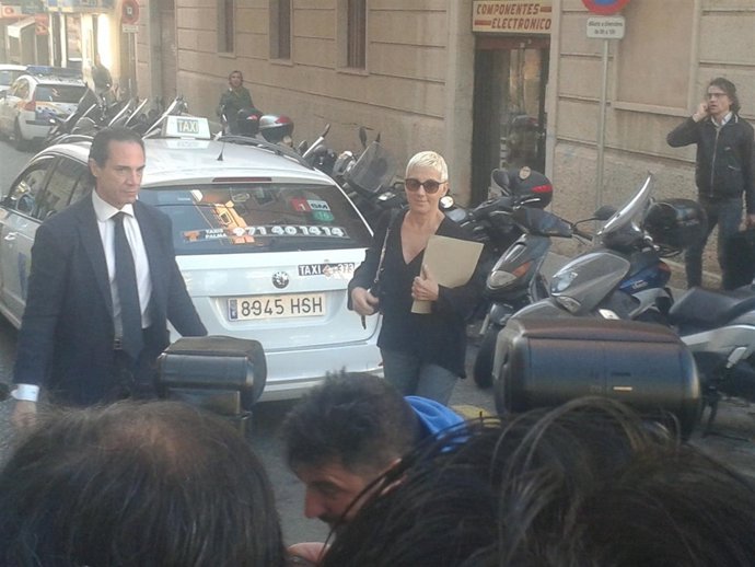 Ana Torroja llega a los Juzgados de Palma