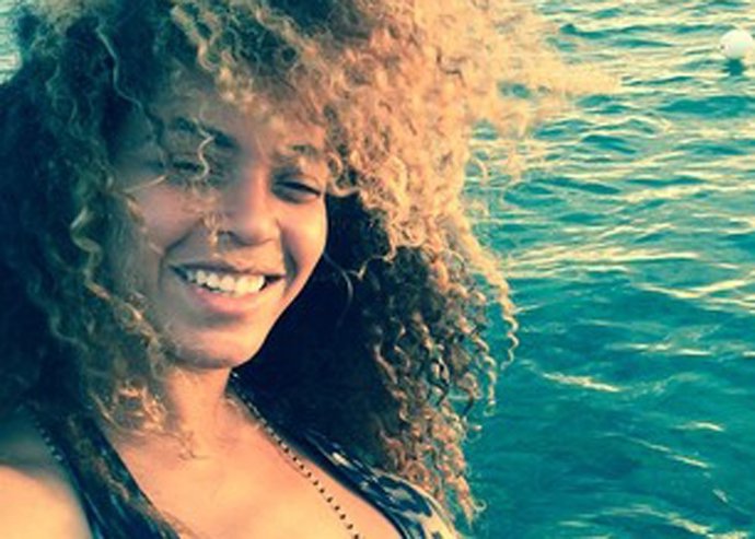 Beyoncé sin maquillar