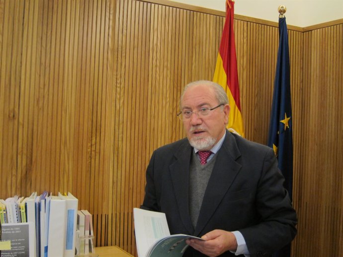 El presidente de la CHD, José Valín, en la entrevista a EP