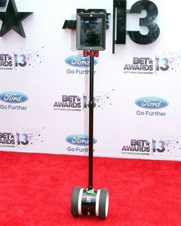 El robot presentado hoy por Crazy4Media en Madrid. 