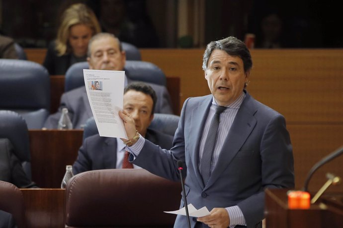 Ignacio González en la Asamblea de Madrid