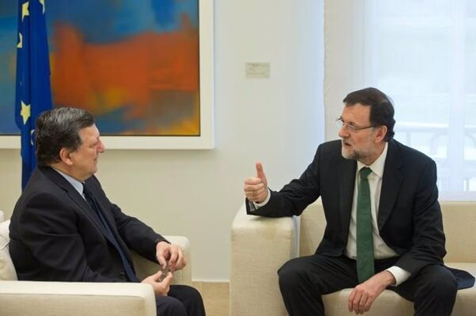 Mariano Rajoy y José Manuel Durao Barroso