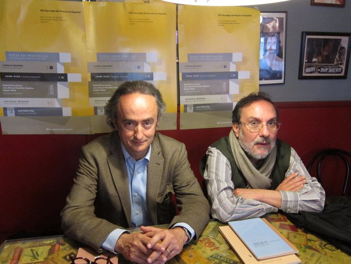 José Carlos Llop junto a Raúl Eguizabal