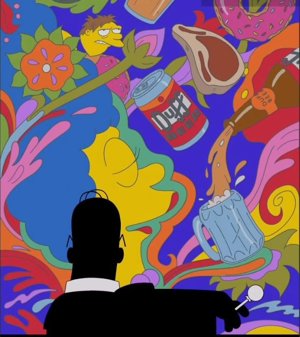 Los simpsons, mad men, foz, series, promo