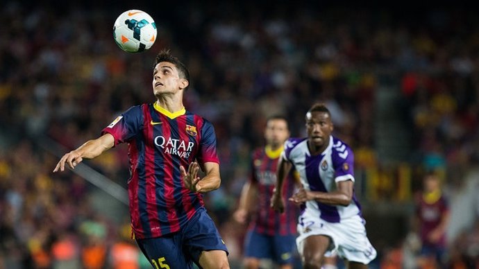 El jugador del FC Barcelona Marc Bartra