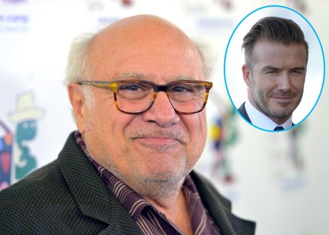 Danny DeVito bromea sobre  David Beckham: 