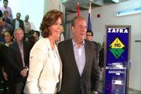 Monago presenta a Gloria Pons como candidata a la reelección a la Alcaldía de Zafra y destaca el "rigor" en su gestión