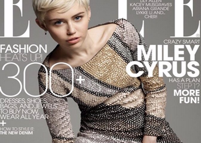 Miley Cyrus, la nueva portada de la revista 'ELLE'