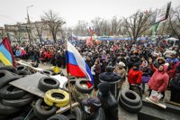 Los manifestantes declaran la "República Popular de Donetsk"