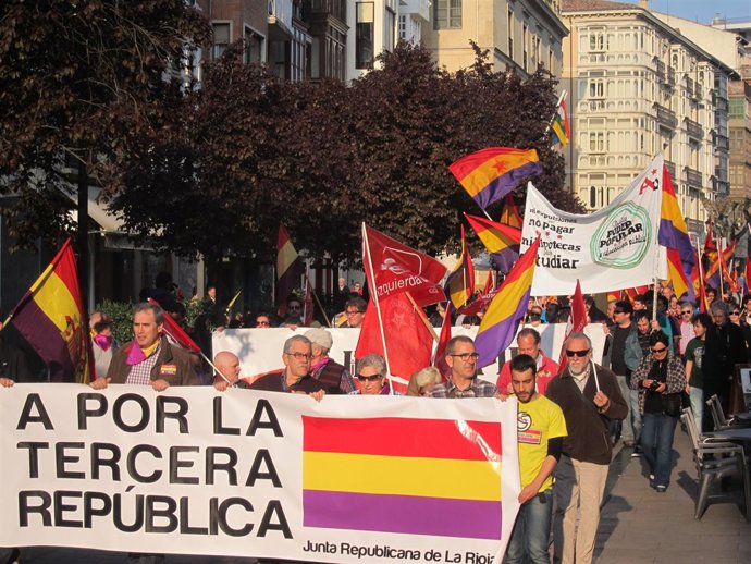 Manifestación por la República