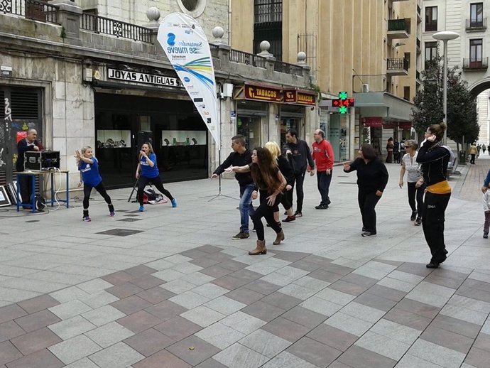 Ensayo de la coreografía en Juan de Herrera