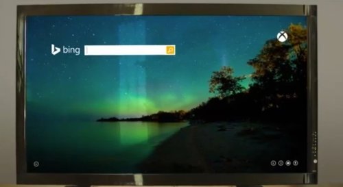 Bing en una televisión