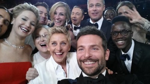 DeGeneres y su megaselfie