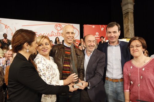 Valenciano, Zerolo, Rubalcaba y Gómez, en el II Premio Carmen Cerdeira