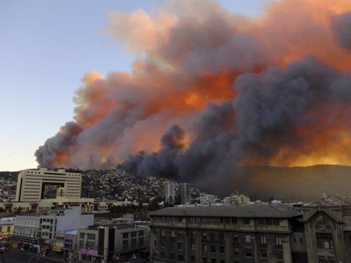 Incendio en Chile, Valparaiso