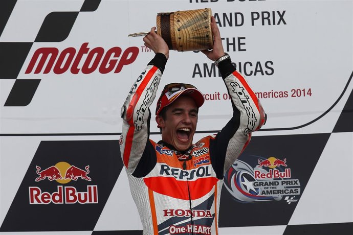 El piloto español de MotoGP Marc Márquez (Honda)