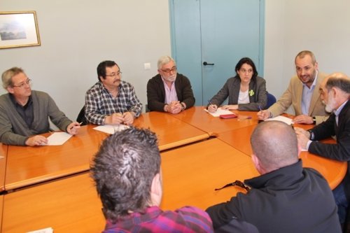 Reunión de la alcaldesa con el SERCA