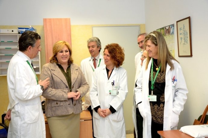 Visita a la nueva consulta de la Unidad de Alergología del Hospital de Jaén
