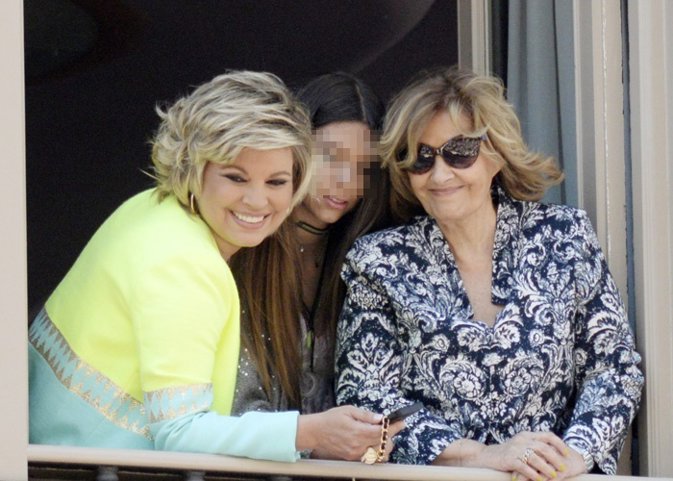 Terelu Campos procesión Málaga