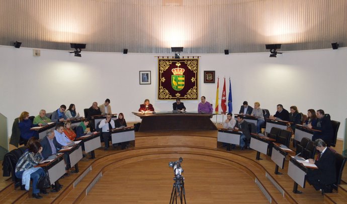 Pleno en el Ayuntamiento de Parla