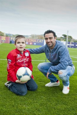 Pol y Xavi Hernández por la campaña contra la dolencia Sanfilippo