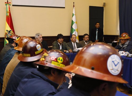 Diálogos de los mineros con el Gobierno de Bolivia.