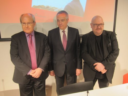 El expte.J.Montilla, el líder del PSC Pere Navarro, y el periodista Xavi Casinos
