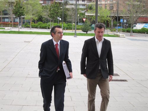El exdiputado Santiago Cervera y Sergio Gómez.