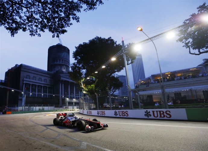 Lewis Hamilton McLaren GP Singapur