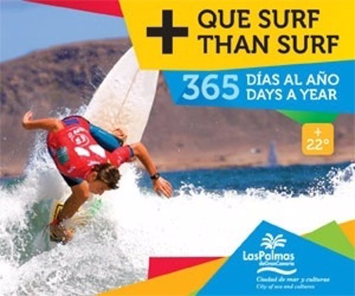 Promoción de Las Palmas de Gran Canaria para practicar surf