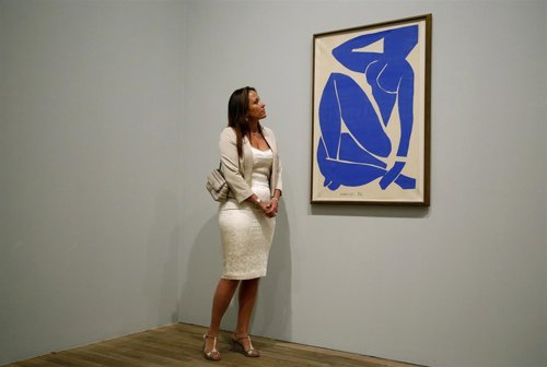 Sophie Matisse poses with 