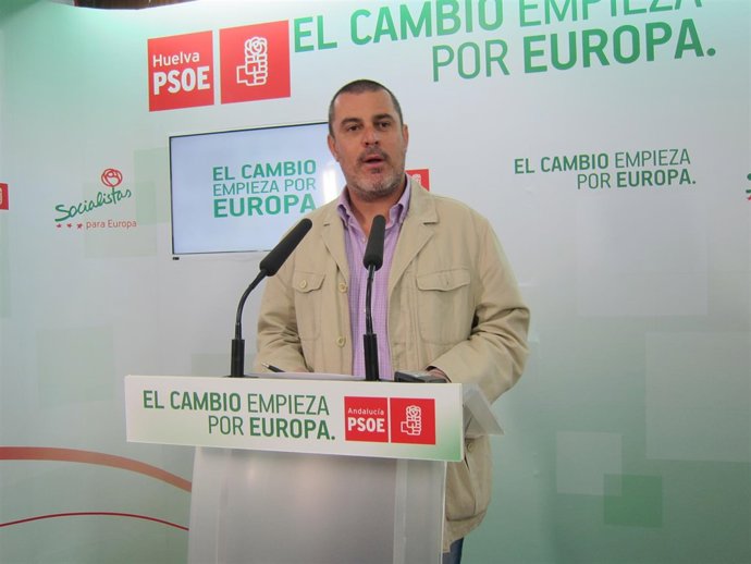 Jesús Ferrera, secretario de Organización del PSOE de Huelva. 