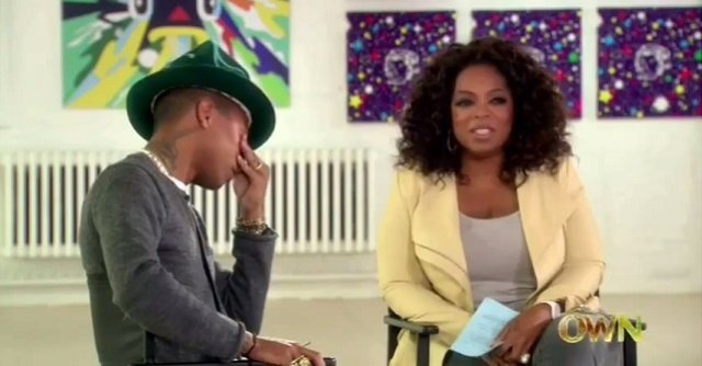 Pharrell Williams en el programa de Oprah