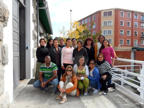 Participantes en un taller de empleo sobre personas dependientes.