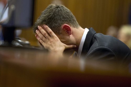 Oscar Pistorius durante su juicio