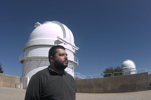 El profesor de la UHU, José María Madiedo, vídeo impacto en la luna.
