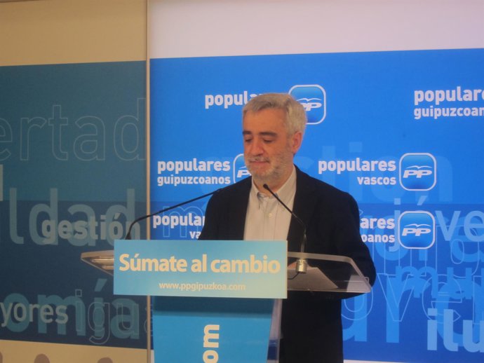 Juan Carlos Cano, portavos del PP en Juntas de Gipuzkoa.