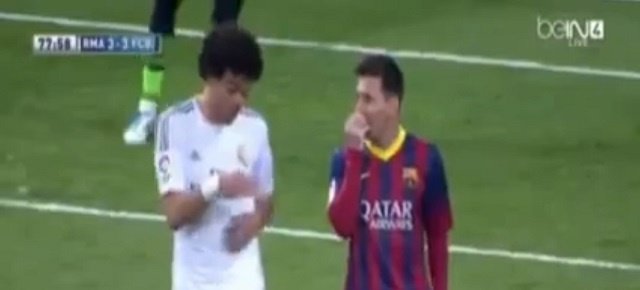 Messi y Pepe haciendo Beatbox